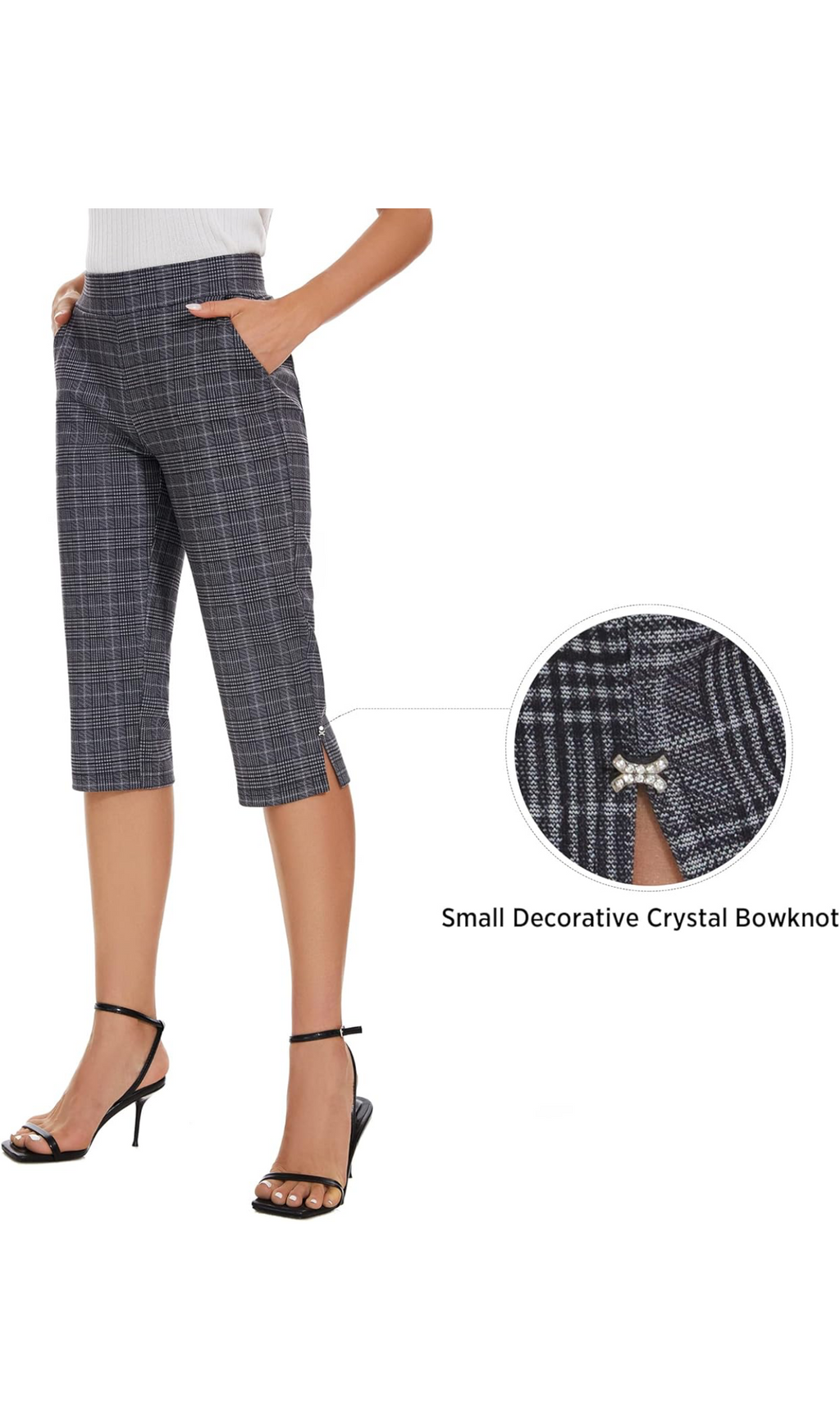 High Waisted Capri Pants
