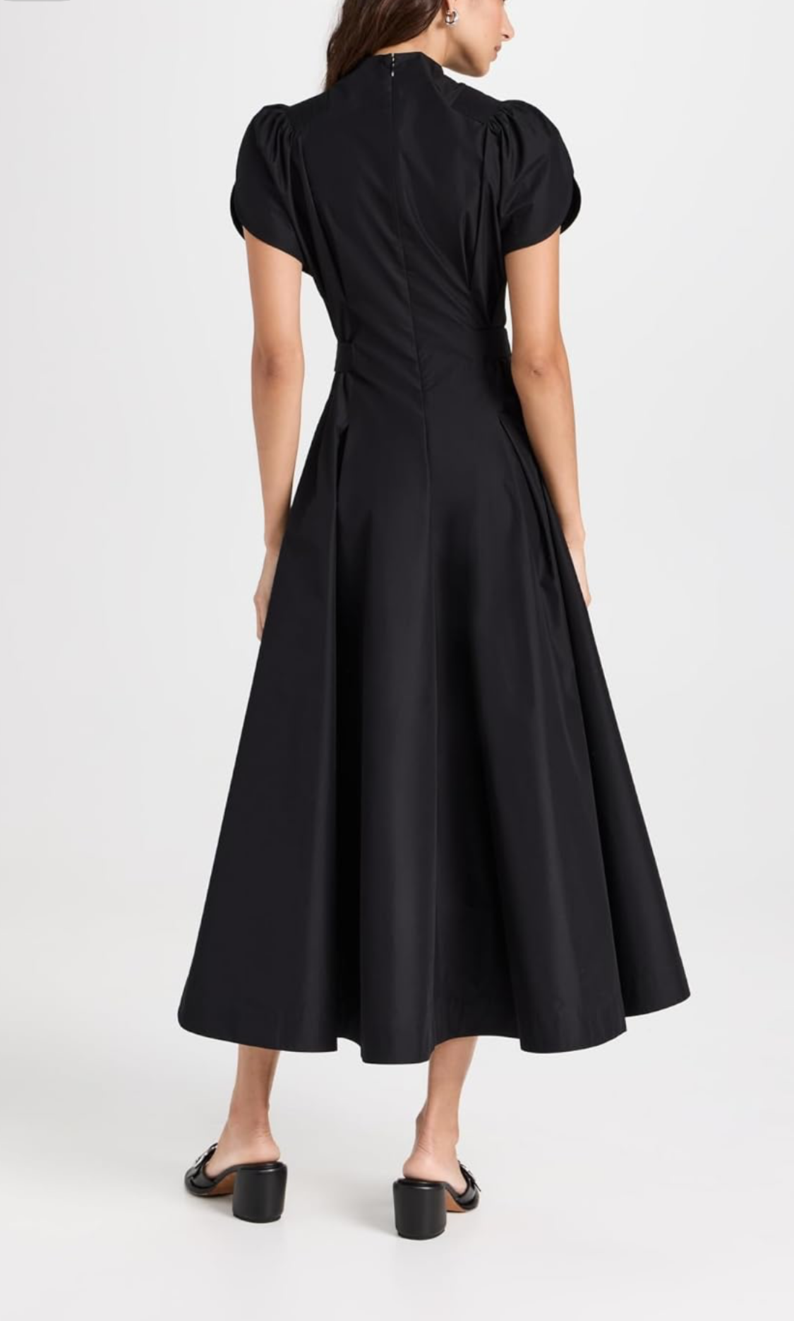 3.1 Phillip Lim Women's Puff Sleeve Side Tie Flare Dress