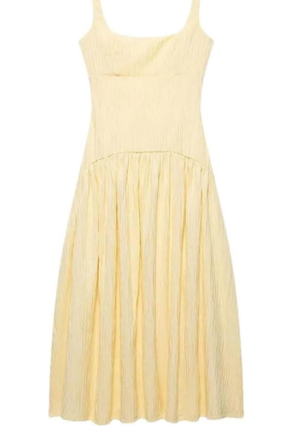 Square Neck Sleeveless Summer Dress