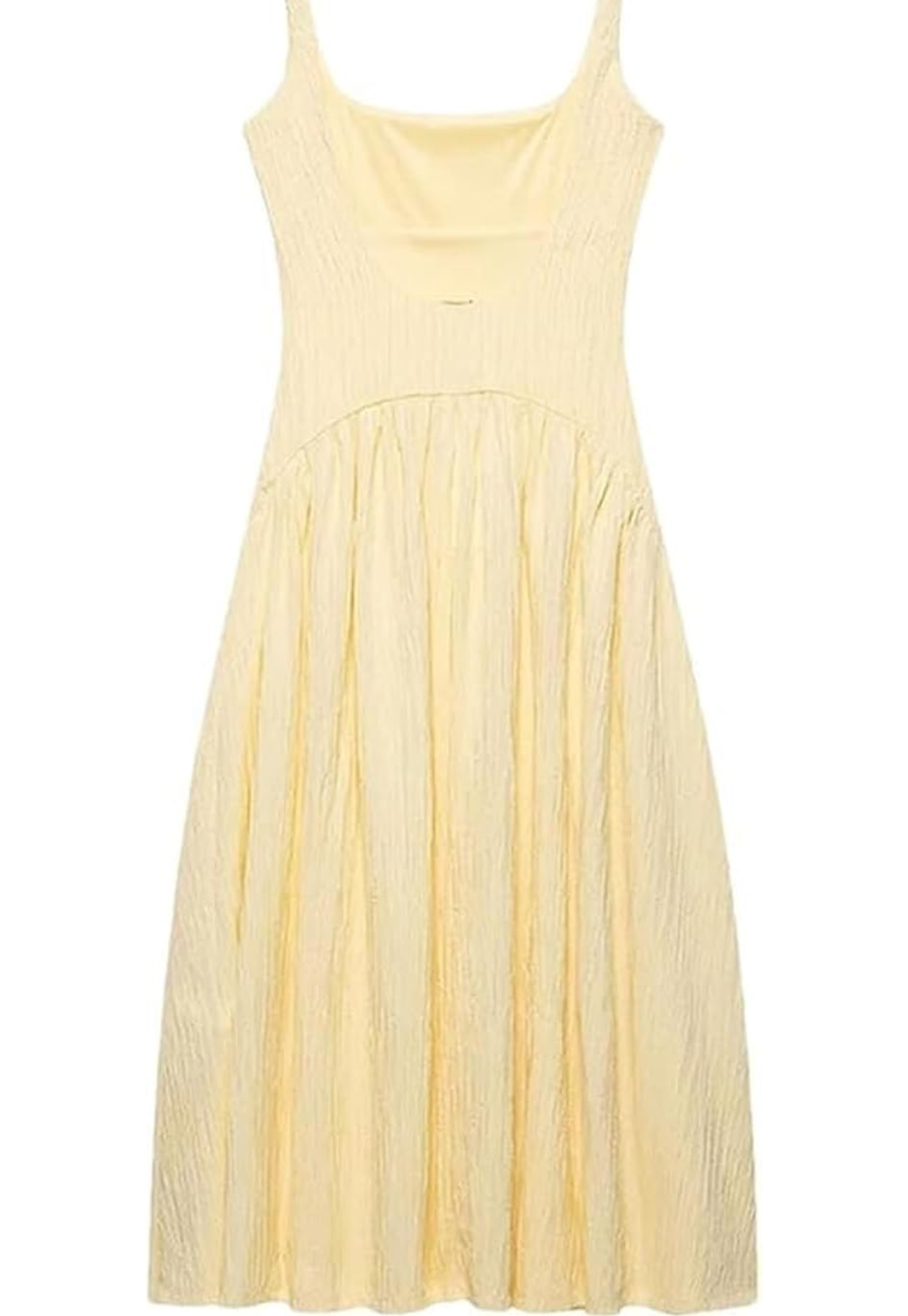 Square Neck Sleeveless Summer Dress