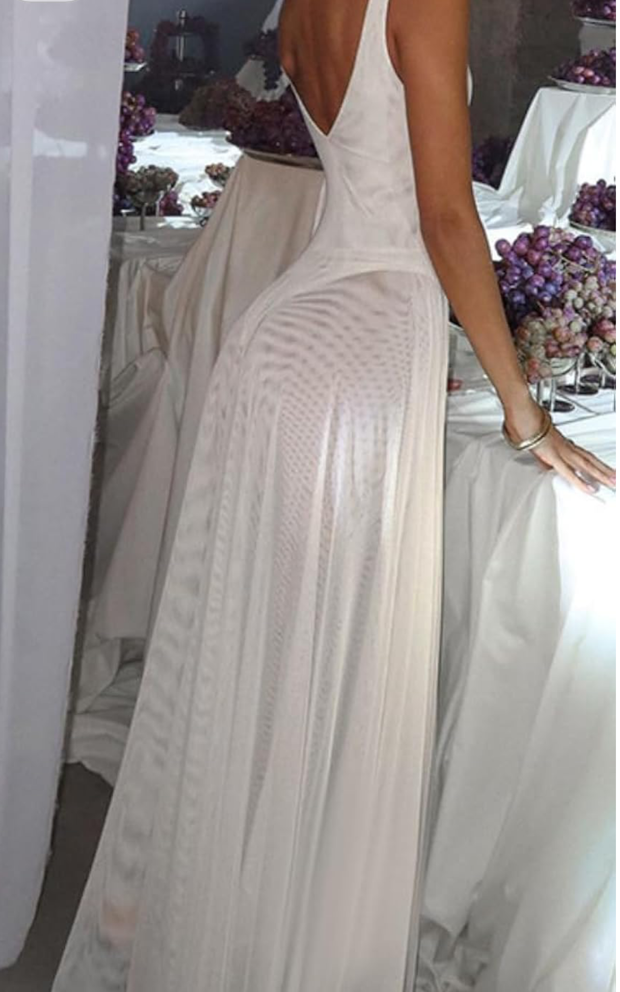 Women's V-Neck Mesh Cocktail Party Dress