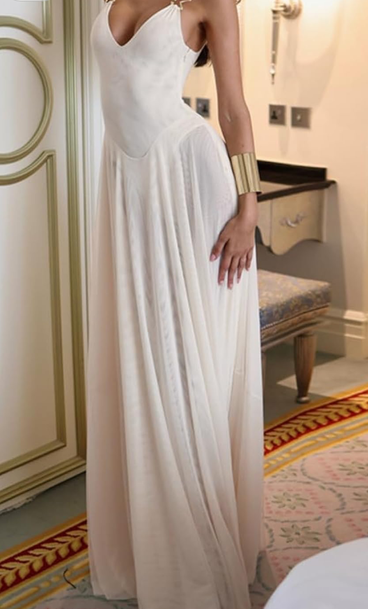 Women's V-Neck Mesh Cocktail Party Dress