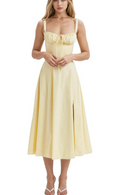 Women Corset Midi Dress