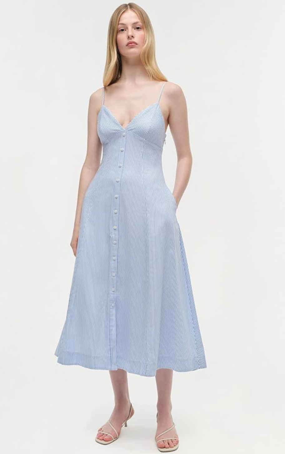 Simkai Honor Cotton Midi Dress