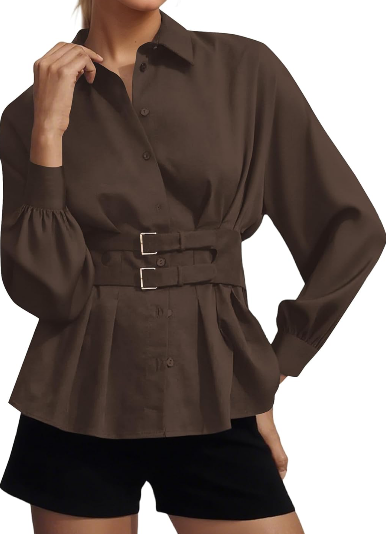 Women's Peplum Tunic Top
