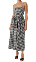 Ronny Kobo Barrett Gingham Maxi Dress