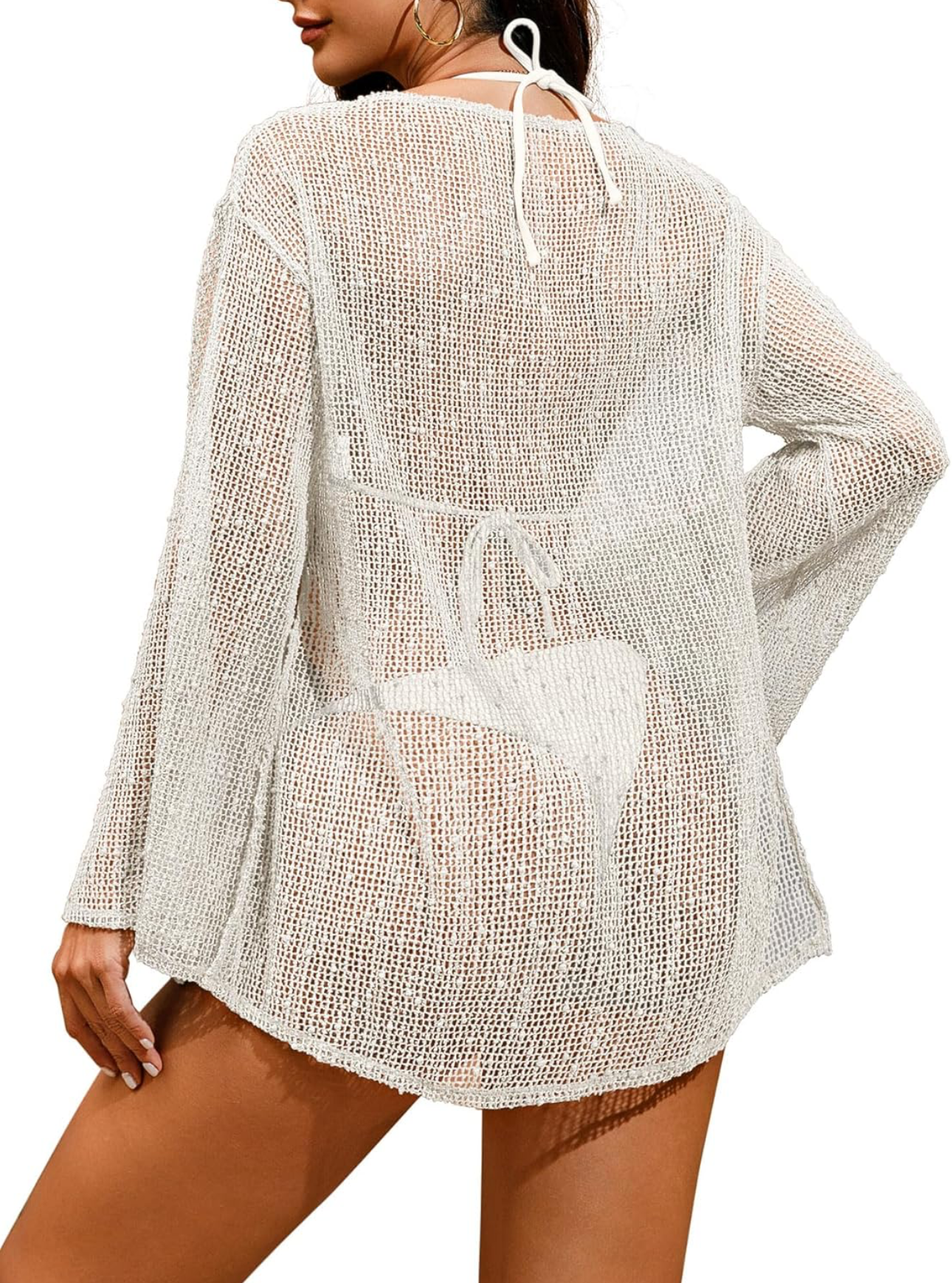 Sexy Crochet Swim Coverup