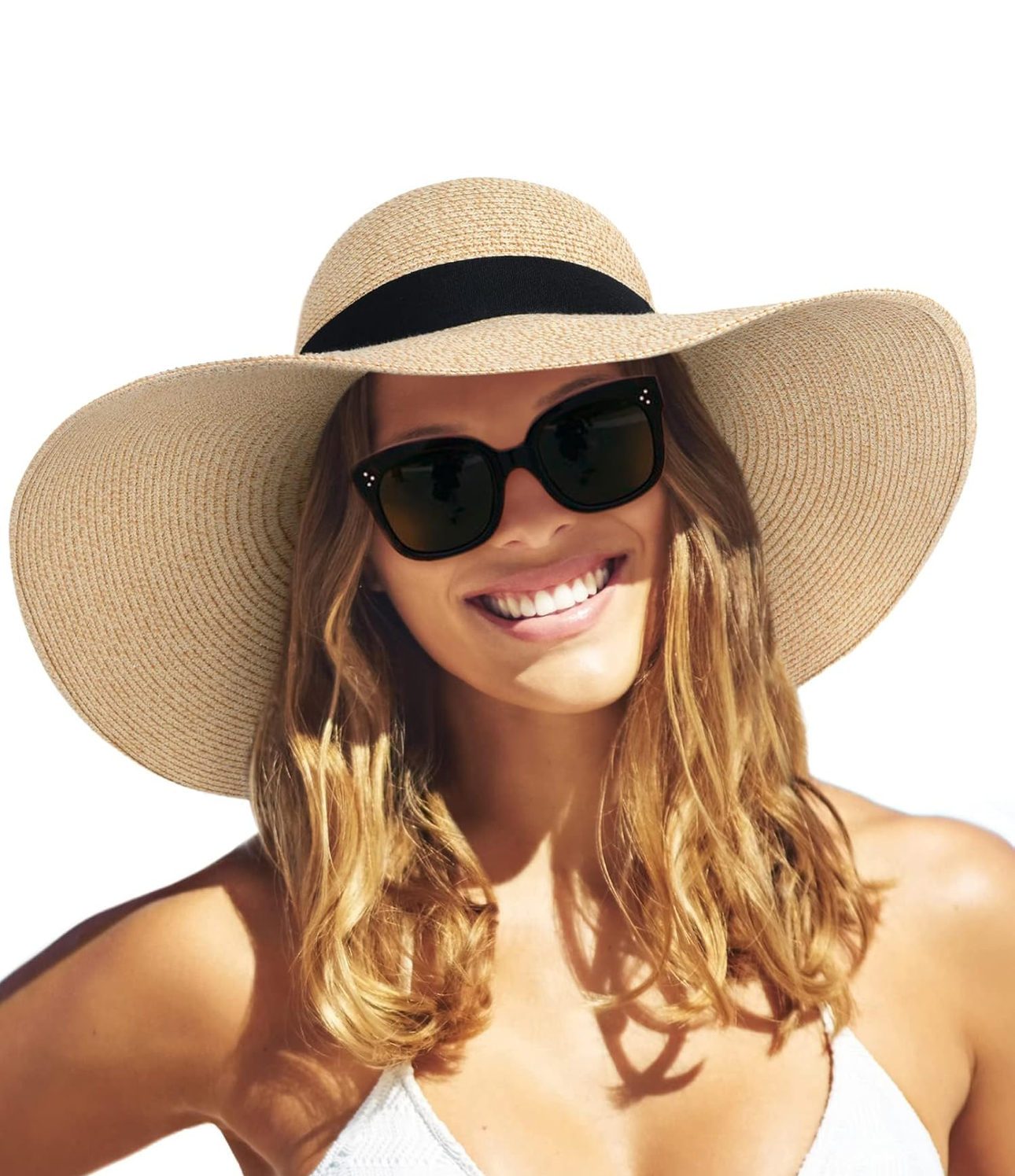 Wide Brim Floppy Beach Hat