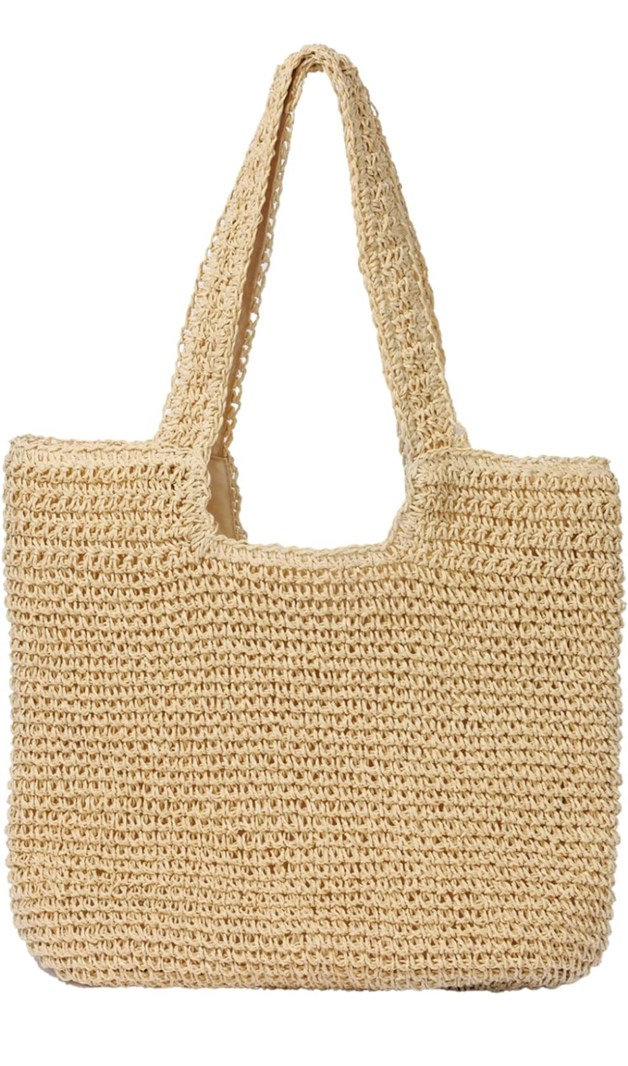 Straw Beach Tote